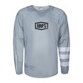 Лонгслів велосипедний чоловічий 100% R-Core Jersey vapor/white