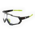 Окуляри велосипедні 100% Speedtrap Photochromic Lens Lt 16-76% чорно-зелені STO-61023-802-01 6