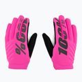 Велорукавиці жіночі 100% Brisker W neon pink/black 3