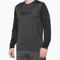 Лонгслів велосипедний чоловічий 100% Ridecamp black/charcoral