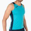 Танк топ для бігу чоловічий Joma Record II turquoise/navy 6