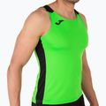 Футболка для бігу чоловіча Joma Record II Tank Top fluor green/black 4