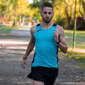 Футболка для бігу чоловіча Joma Record II Tank Top turquoise/black 9