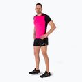 Чоловіча бігова сорочка Joma Record II фтор рожево-чорна 8