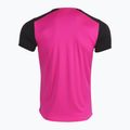 Чоловіча бігова сорочка Joma Record II фтор рожево-чорна 10