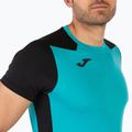Чоловіча біжутерія Joma Record II бірюзово-чорна бігова сорочка 8