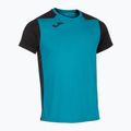 Чоловіча біжутерія Joma Record II бірюзово-чорна бігова сорочка 9