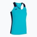 Футболка для бігу жіноча Joma Record II Tank Top fluor turquoise/navy 6