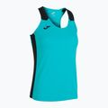 Футболка для бігу жіноча Joma Record II Tank Top turquoise/black 3