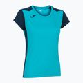 Футболка для бігу жіноча Joma Record II fluor turquoise/navy
