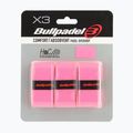 Обмотки для ракеток для паделу Bullpadel GB-1201 Comfort Absorbent 3 pcs. fluor pink