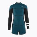 Жіночий гідрокостюм Hurley Advant Shorty Texture 2/2 мм Springsuit чорний/блакитний