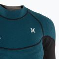 Жіночий гідрокостюм Hurley Advant Shorty Texture 2/2 мм Springsuit чорний/блакитний 3