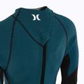 Жіночий гідрокостюм Hurley Advant Shorty Texture 2/2 мм Springsuit чорний/блакитний 4