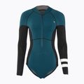 Жіночий гідрокостюм Hurley Advant Texture 2/2 мм Springsuit чорний/блакитний