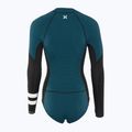 Жіночий гідрокостюм Hurley Advant Texture 2/2 мм Springsuit чорний/блакитний 2