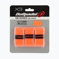 Обмотки для ракеток для паделу Bullpadel GB-1705 Senso Absorbent 3 pcs. fluor orange