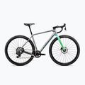 Гравійний велосипед Orbea Terra M31e Team 1X 2023 кам'яно-сріблястий / крижано-зелений