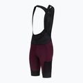 Чоловічі велосипедні шорти HIRU Advanced Cargo Bibshort гранатового кольору 2