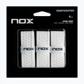 Обмотки для паделя NOX Pro Perforated Overgrip 3 pcs. white