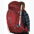 Рюкзак трекінговий жіночий Osprey Aura AG 65 l XS-S berry sorbet red 10