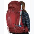 Рюкзак трекінговий жіночий Osprey Aura AG 65 l M-L berry sorbet red 9