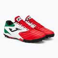 Футбольні бутси чоловічі Joma Cancha 2216 TF червоно-білі CANW2216TFC 4