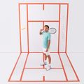 Футболка тенісна чоловіча Joma Challenge turquoise 4