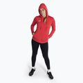 Кофта тенісна жіноча Joma Sculpture II Zip-Up Hoodie red 2