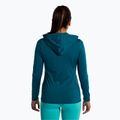 Кофта тенісна жіноча Joma Sculpture II Zip-Up Hoodie green 3