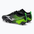 Футбольні бутси чоловічі Joma Propulsion Cup FG black/green fluor 3