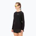 Лонгслів для бігу жіночий NNormal Merino black 3