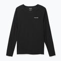 Лонгслів для бігу жіночий NNormal Merino black 4