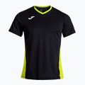 Футболка тенісна чоловіча Joma Court black/green