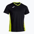 Футболка тенісна чоловіча Joma Court black/green 2