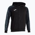 Кофта для бігу чоловіча Joma Elite XI Hoodie black/anthracite 2