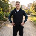 Кофта для бігу чоловіча Joma Elite XI Hoodie black/anthracite 9