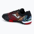 Чоловічі футбольні бутси Joma Maxima TF чорні/червоні 3