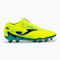 Чоловічі футбольні бутси Joma Powerful FG лимонний фтор/бірюза 8