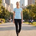 Футболка для бігу жіноча Joma Record III light blue 6