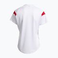 Футболка тенісна жіноча Joma Montreal white / red 2