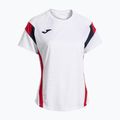 Футболка тенісна жіноча Joma Montreal white / red 3