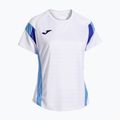 Футболка тенісна жіноча Joma Montreal white/sky blue 2