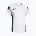 Футболка тенісна жіноча Joma Montreal white/green 2