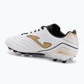 Кросівки футбольні чоловічі Joma Aguila FG white/gold 3