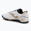 Кросівки футбольні чоловічі Joma Aguila TF white/gold 3