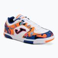 Кросівки футбольні дитячі Joma Top Flex Jr IN white-orange