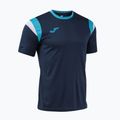 Футболка тенісна чоловіча Joma Terra dark navy/turquoise fluor 3