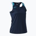 Футболка для тенісу жіноча Joma Terra Tank Top dark navy/turquoise fluor 3