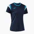 Футболка тенісна жіноча Joma Terra dark navy/turquoise fluor 3